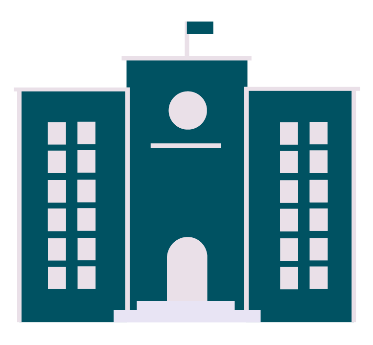 ilustração de um prédio de banco